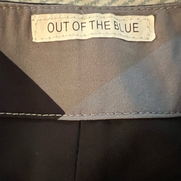 GOLFTINI out of the blue geometric golf skort sz 4L black khaki gray - Picture 4 of 7